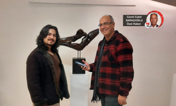 Genç heykeltıraş Furkan Özmen’e hocasından tam not