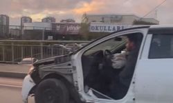 Kapısı olmayan otomobille trafiğe çıktılar