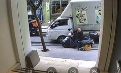 Şişli'de taşlama makinesi hırsızlığı kamerada