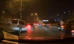 Üsküdar'da 7 aracın karıştığı zincirleme kaza kamerada