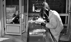 Motosiklet kaskı takan hırsız, kuyumcu dükkanından 5,5 kilo altın çaldı