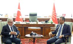 Özgür Özel, AP Raportörü Amor ile bir araya geldi