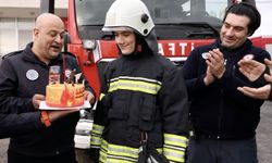 Egemen'in 'itfaiyeci' olma hayali doğum gününde gerçekleşti