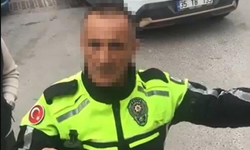 İzmir'de polis denetiminde kimlik vermeyen sürücüye ceza