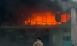 Hatay'da mobilya atölyesinde yangın