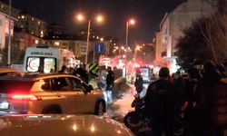 Motosiklet tamircisinde patlamanın ardından yangın çıktı