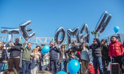 Kampanyası tamamlanan SMA’lı Teoman bebek için balonlar gökyüzüne bırakıldı