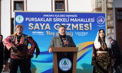 Pursaklar Sirkeli Mahallesi'nde "Saya Gezmesi" geleneği yaşatıldı