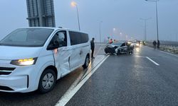 Ters yönde ilerleyen otomobil, kazaya neden oldu