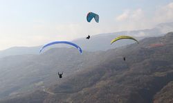 Yeşille mavinin buluştuğu Uçmakdere'de geçen yıl yaklaşık 35 bin uçuş gerçekleştirildi