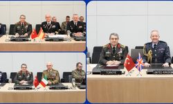 Orgeneral Bayraktaroğlu, Birleşik Krallık, İspanya ve İtalya Genelkurmay Başkanları ile görüştü
