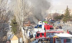 Ankara Yediemin otoparkında yangın