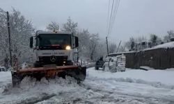 Zonguldak’ta kar yağışı nedeniyle 62 köy yolu kapandı
