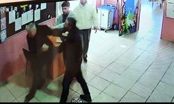 Okul müdürlerine saldırı kamerada