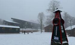 Kartepe'de kar yağışı etkili oldu