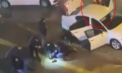 Polis, el bombası ele geçirilen araçtaki şüphelileri akaryakıt istasyonu çalışanlarının kıyafetini giyip yakalamış