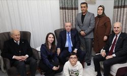 Cumhurbaşkanı Erdoğan, Osmaniye'de Solak ailesini ziyaret etti