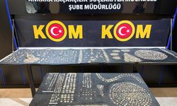 Ankara'da 6 bin 382 parça tarihi eser ele geçirildi