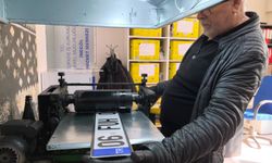 Atölyede ‘APP plaka’ mesaisi
