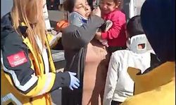 Hafriyat kamyonunun çarptığı otomobildeki 6'sı çocuk, 9 kişi yaralandı