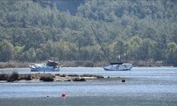 Marmaris'te deniz suyu yaklaşık 5 metre çekildi