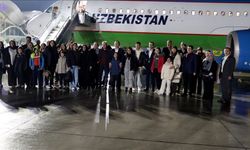 Hataylı 160 depremzede, Cumhurbaşkanı Mirziyoyev'in davetiyle Özbekistan'a geldi