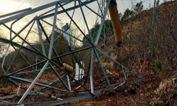 Vinç kiralayıp, gerilim hattı kablolarını çaldılar