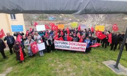 Zonguldak’ta köylüler beton santrali yapımına tepki gösterdi