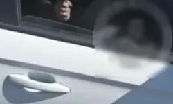 Eşinin evini kurşunlayan kocanın trafikte bıçaklı tartışma görüntüleri ortaya çıktı