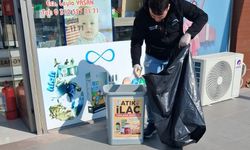 Pursaklar'da atık ilaçlar çevreye zarar vermeden toplanıyor