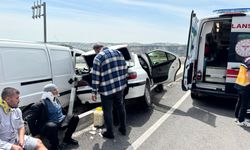 Adıyaman'da 2 otomobil çarpıştı; 6 yaralı