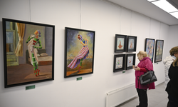 Ressam Nazende Yücel'in "Yediveren Kadınlar" sergisi Ankara'da açıldı