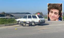 Kavşakta otomobile çarpan motosikletin sürücüsü hayatını kaybetti