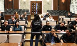 Keçiören Belediyesi özel güvenlik personeline NARKO KAAN eğitimi