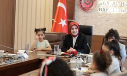 Bakan Göktaş şehit ve gazi çocuklarını ağırladı