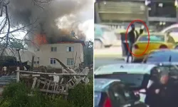 Anahtarı üzerinde bırakılan taksiyi götürmeye çalışmıştı, bu kez ailesinin evini yaktı