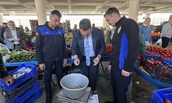 Çubuk'ta zabıtadan tartı ve ölçü aletlerine yönelik denetim