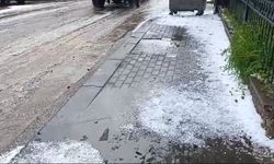 Ankara'da dolu yağışı etkili oldu