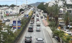 Bodrum'a 24 saatte 20 bin araç giriş yaptı