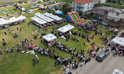 Bolluk ve Keşkek Şenliği'nde 2 ton keşkek, 1 saatte tükendi
