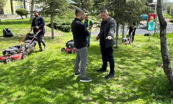 Pursaklar'da park ve bahçeler yaza hazırlanıyor