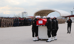 Şehit polis Koç için Van'da tören düzenlendi