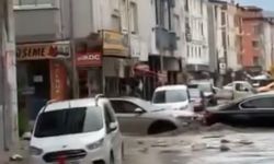 Samsun’da sağanak sele dönüştü