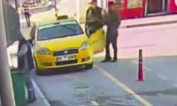 Taksisini götürmeye kalkışan kişiyi peşinden koşup yakaladı