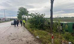Çanakkale'de tur otobüsü devrildi, 46 kişi yaralandı