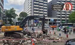Selanik Caddesindeki üst geçit tamamen kaldırıldı