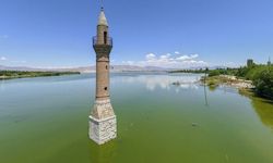 Karakaya Barajı çevresindeki yerleşim yerleri yeniden su altında kaldı