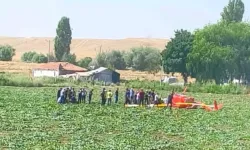 Ankara'da helikopter düştü: 2 yaralı