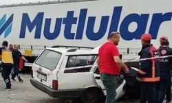 Giresun’da otomobil TIR’a çarptı: 1 ölü, 1 yaralı