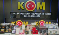 Başkentte kaçak sigara ve makaron operasyonu